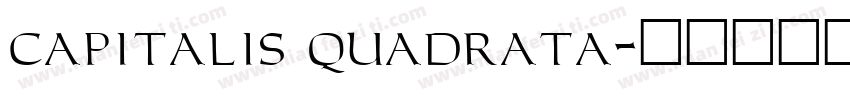 capitalis quadrata字体转换